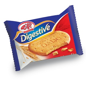 Single digestive barley biscuit